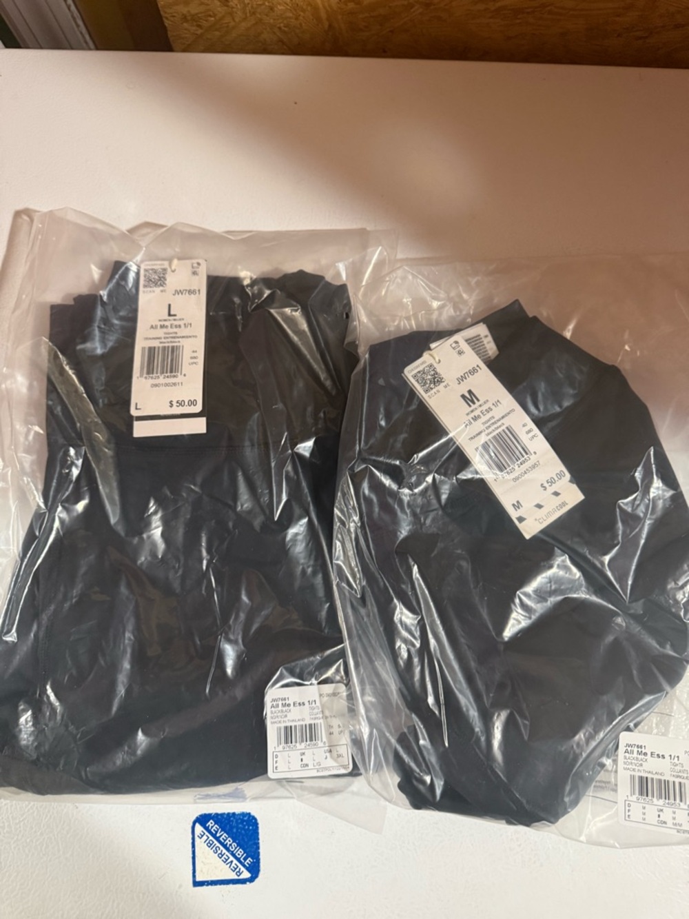 Adidas Black Active Leggings - Picture 4 of 5